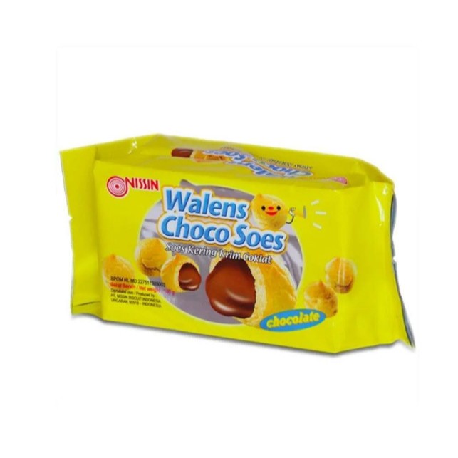 

Nissin Walens Choco Soes Kering Krim Coklat 100g