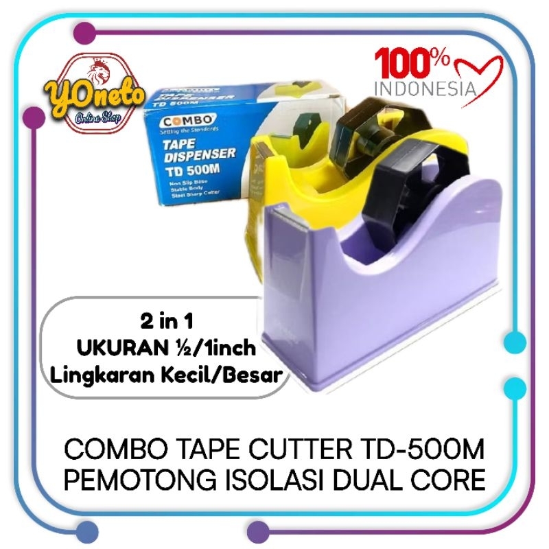 

Tape Dispenser COMBO TD-500M Dual Core (2 in 1)