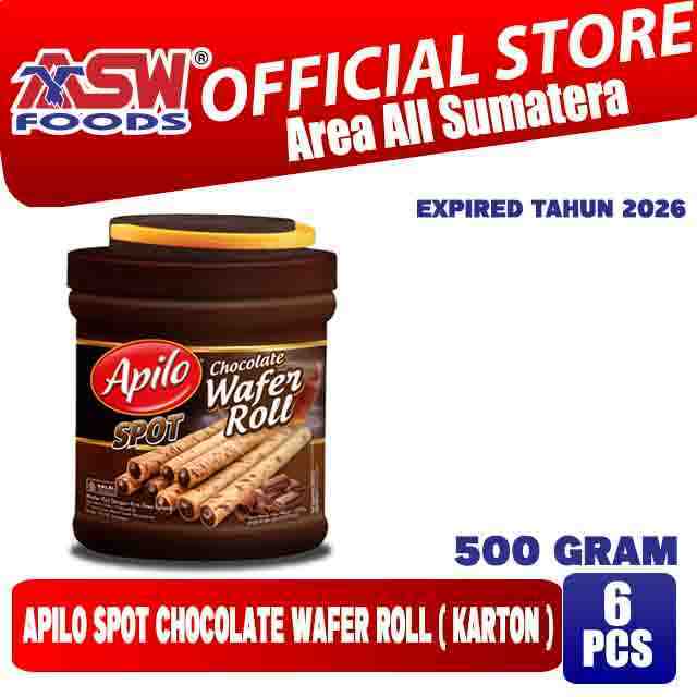 

Apilo Spot Wafer Stick Chocolate 500 gr ( 6 Pcs ) - Karton