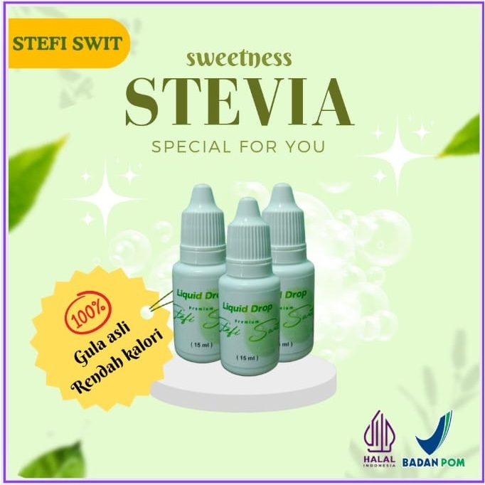 

Stevia 15 ML Gula Nol Kalori untuk Diet dan Diabetes Original bisa COD