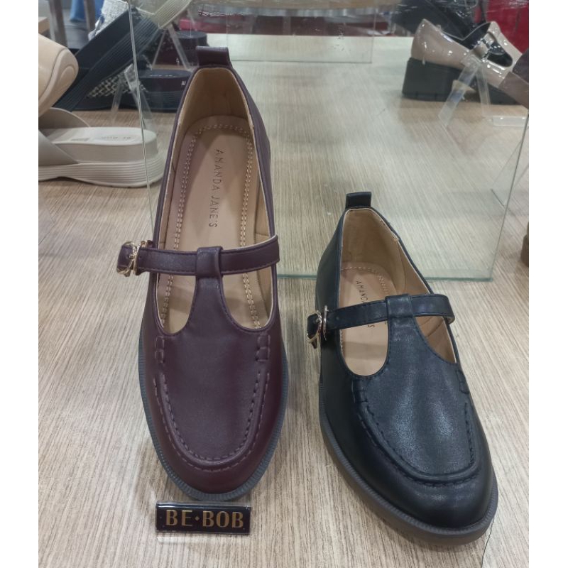 SEPATU WANITA LOAFER RINGAN MERK AMANDA JANE'S