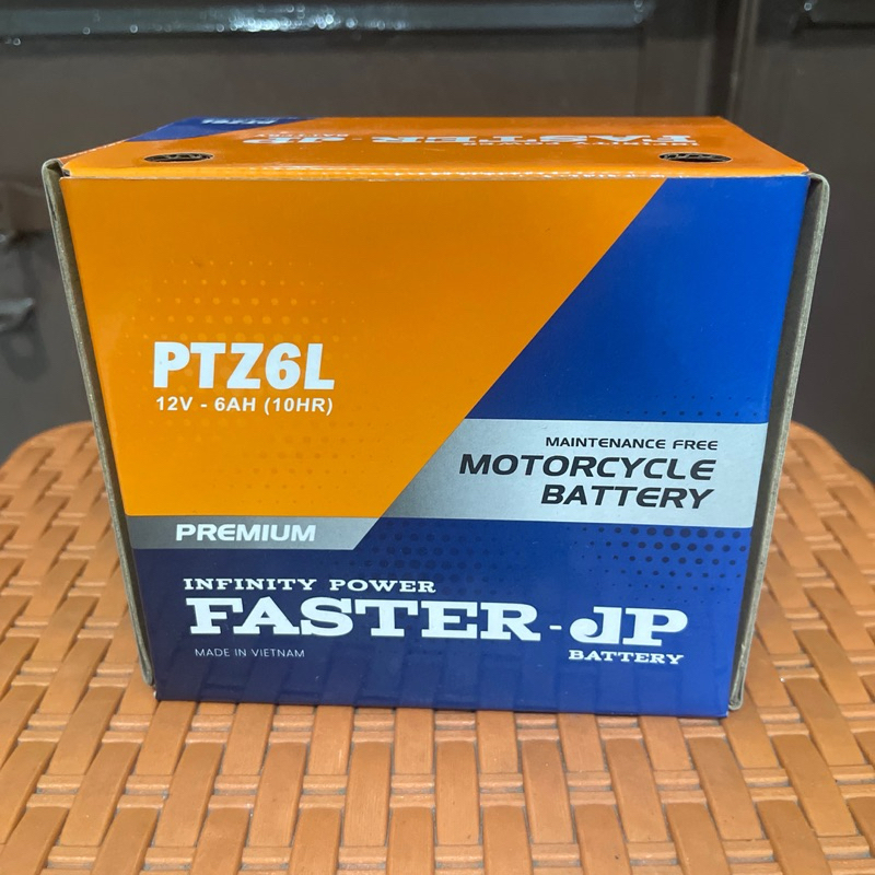 AKI FASTER - JP Battery PTZ6L 12V - 5AH ( 10 HR )