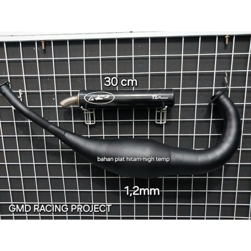 Knalpot RC3 Hitam Black Series Type C Ninja R RR SS