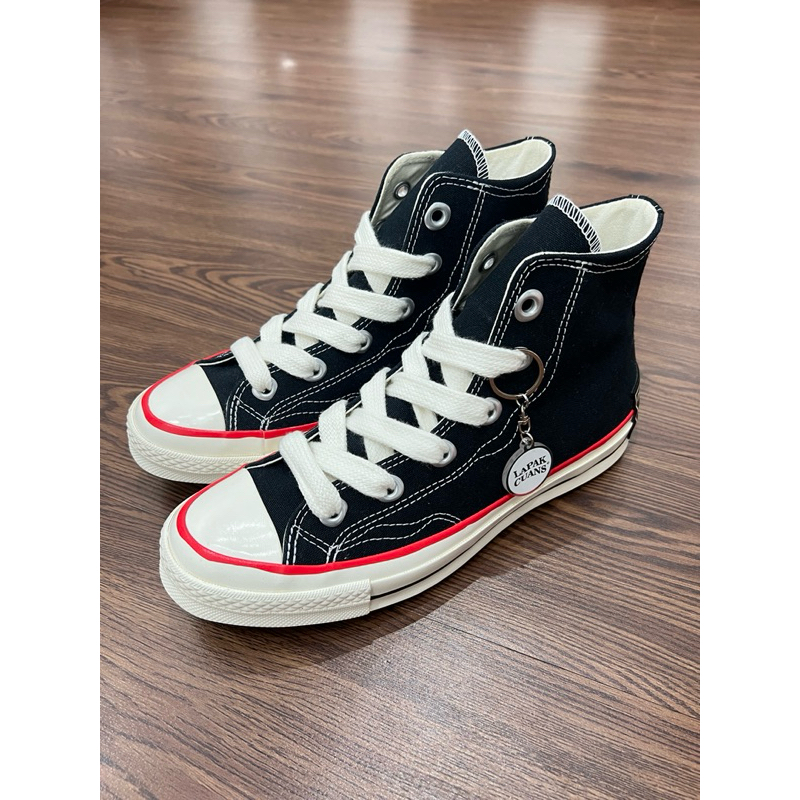 Converse Chuck 70s High Black White Red (Resmi PT. MAP)