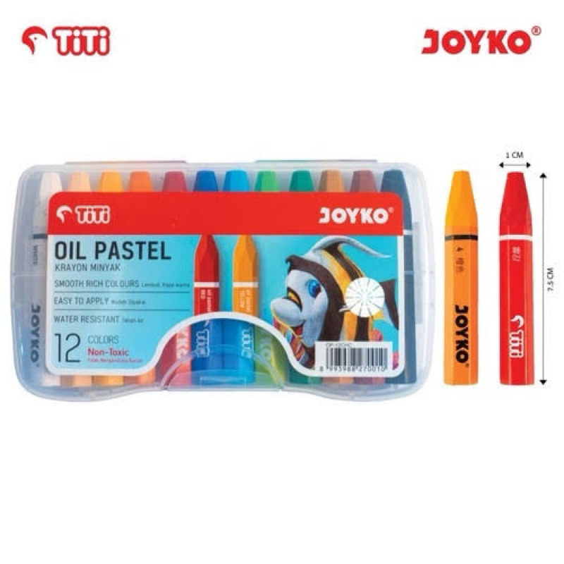 

(1pcs) Crayon Joyko 12 , 18 , 24 warna