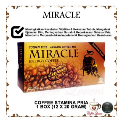 

Kopi Miracle Energy Coffee Mix Instant