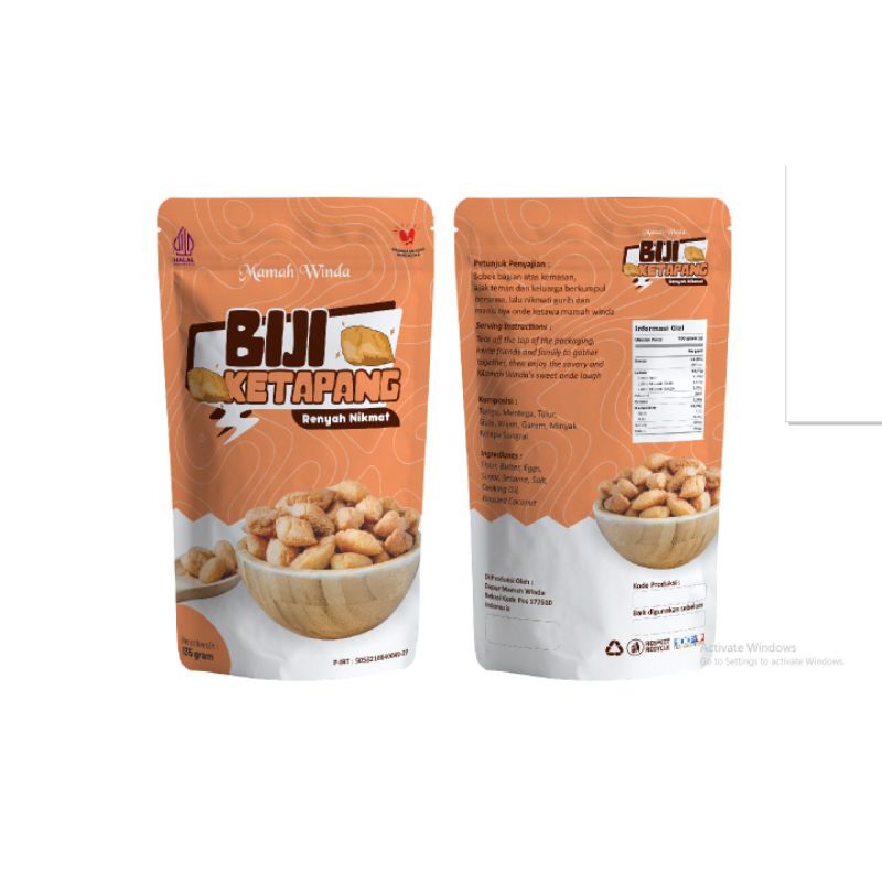 

kue biji ketapang