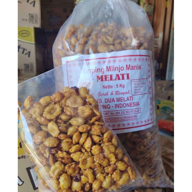 

Emping melinjo melati repack 250gr