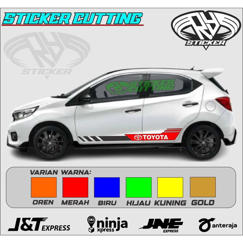 Cutting Stiker Toyota Mobil Avanza Veloz Stiker Mobil Toyota Avanza Veloz Terbaru