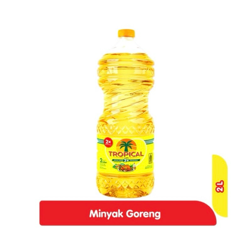 

minyak goreng tropical 2liter kemasan botol