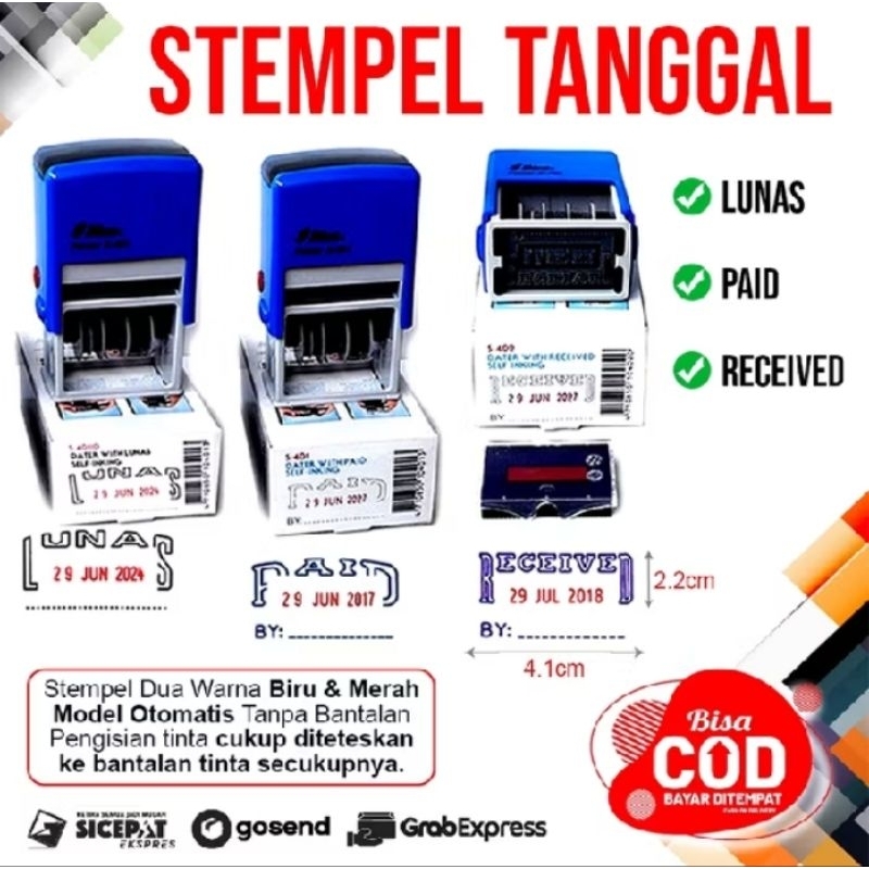

tyvf Stempel Otomatis Lunas / Stempel Custom Nama