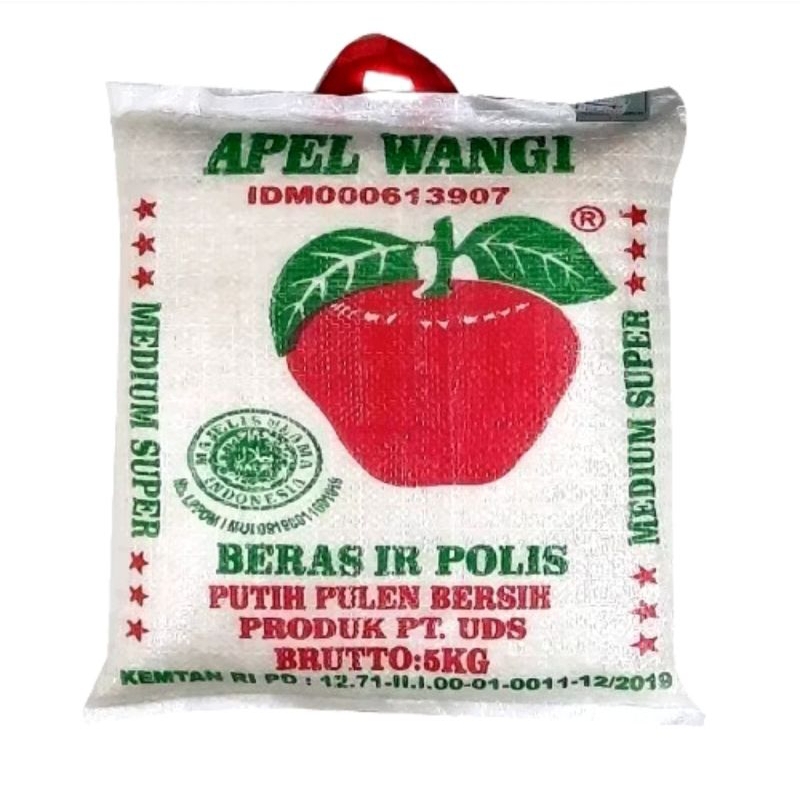 

Beras cap apel 5kg