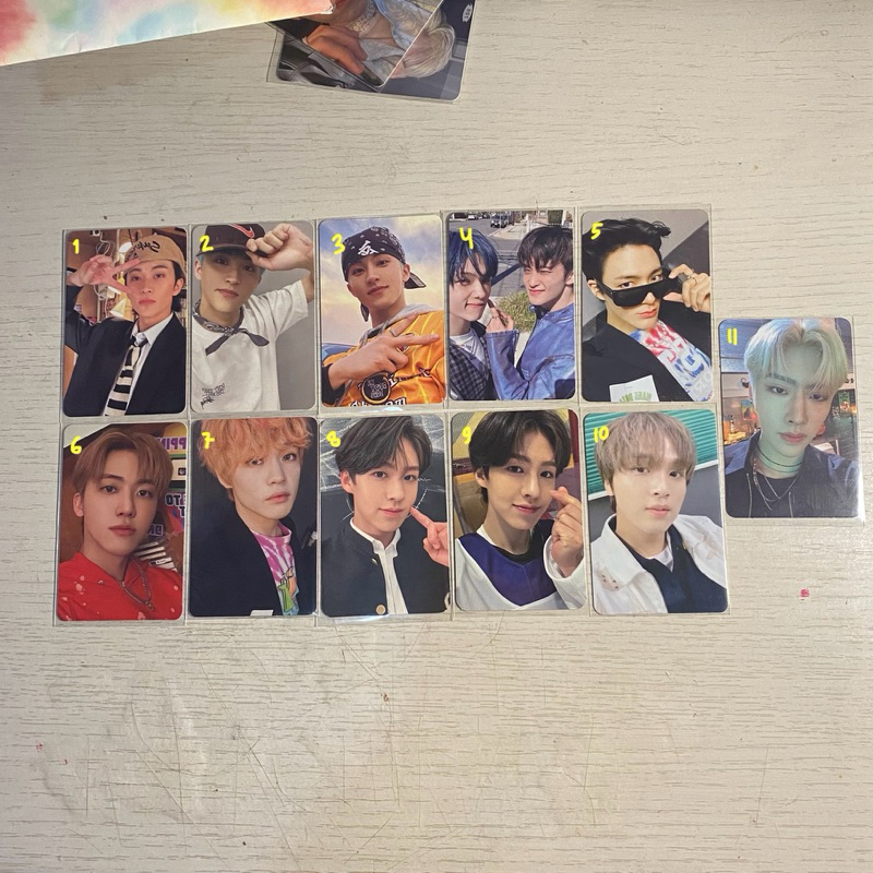 PHOTOCARD OFFICIAL NCT EPEX ZB1 MARK JISUNG CHENLE JAEMIN HAECHAN RICKY AYDEN