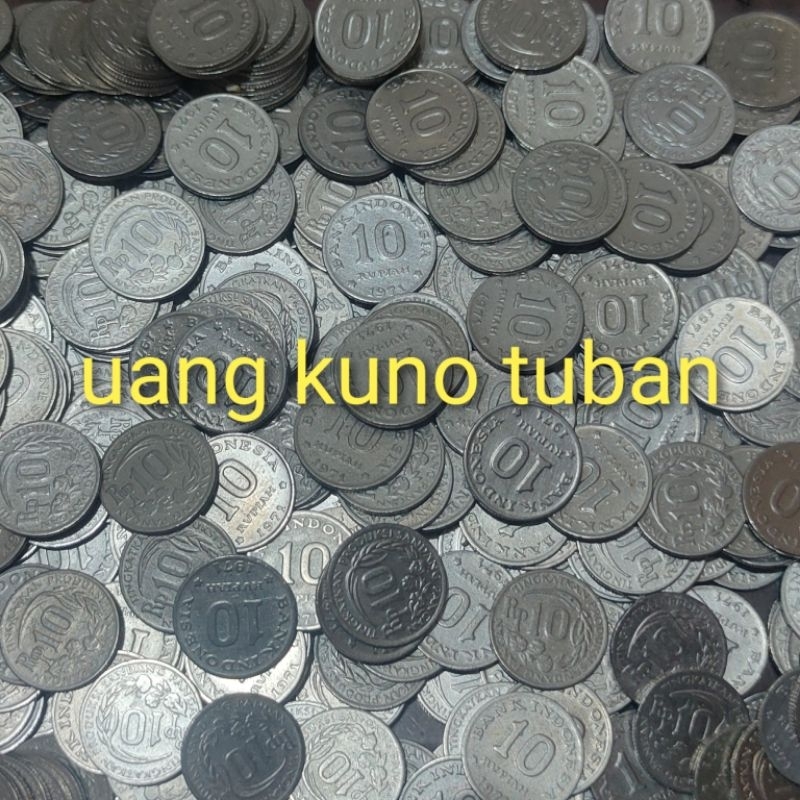 Koin 10 rupiah tahun 1971 ( koin kancing )
