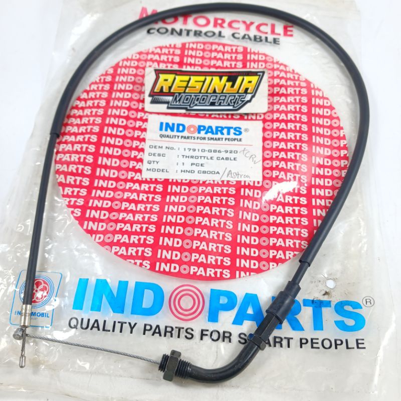 Throttle Cable Kabel Tali Gas Honda Astrea C700 C800 Supercup Original Indopart