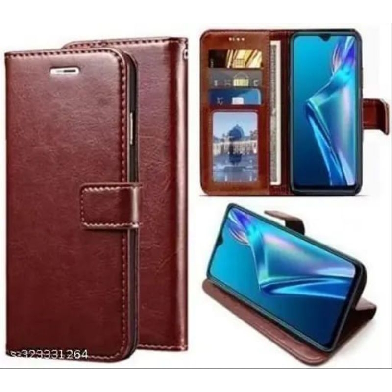 Flip Cover Case Wallet realme GT Master realme C2 C11 C12 C15 C17 Casing Leather Magnet