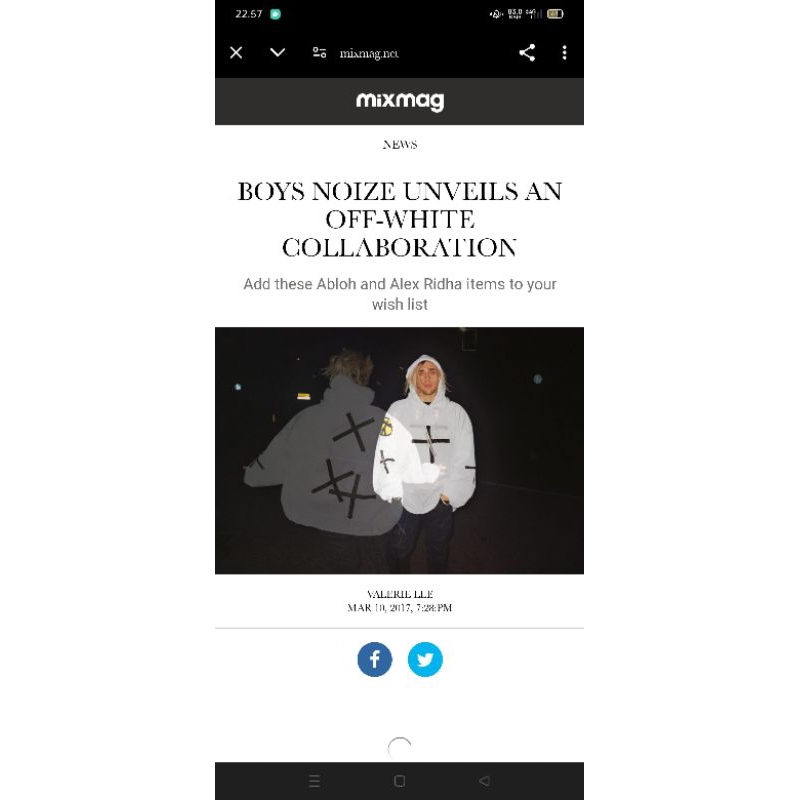 OFF WHITE X VIRGIL ABLOH ORIGINAL