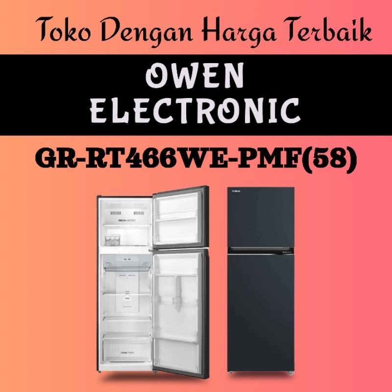 TOSHIBA KULKAS 2 PINTU BESAR REFRIGERATOR

GR-RT466WE-PMF(58)
