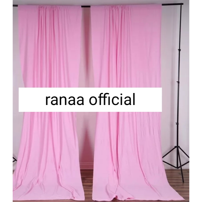 iDk90 backdrop tinggi 3 meter background latar belakang banner begron tirai dekorasi pesta sku48