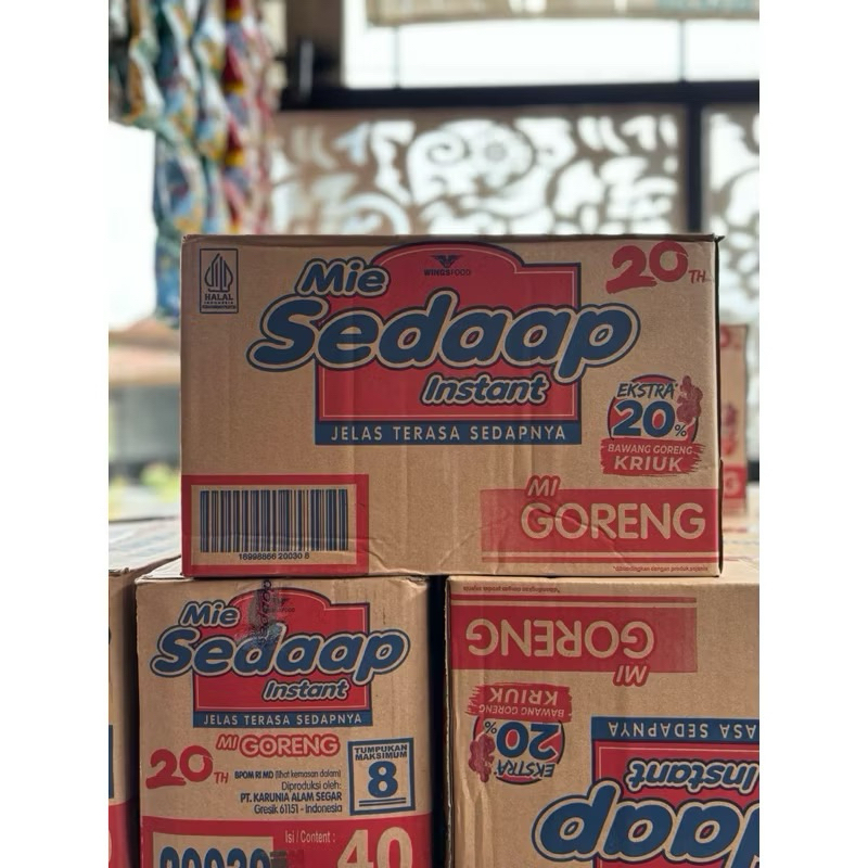 

Mie sedaap goreng 3 karton