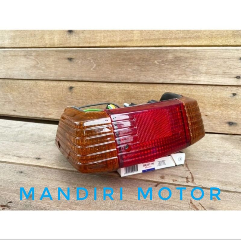 Lampu Belakang Stoplamp Assy Suzuki RC100 RC80 Bravo Set Best Quality