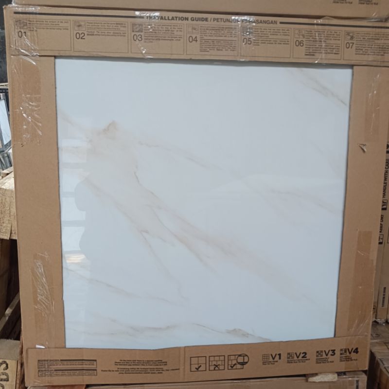 Granit lantai 80x80 indogres Dolce carara