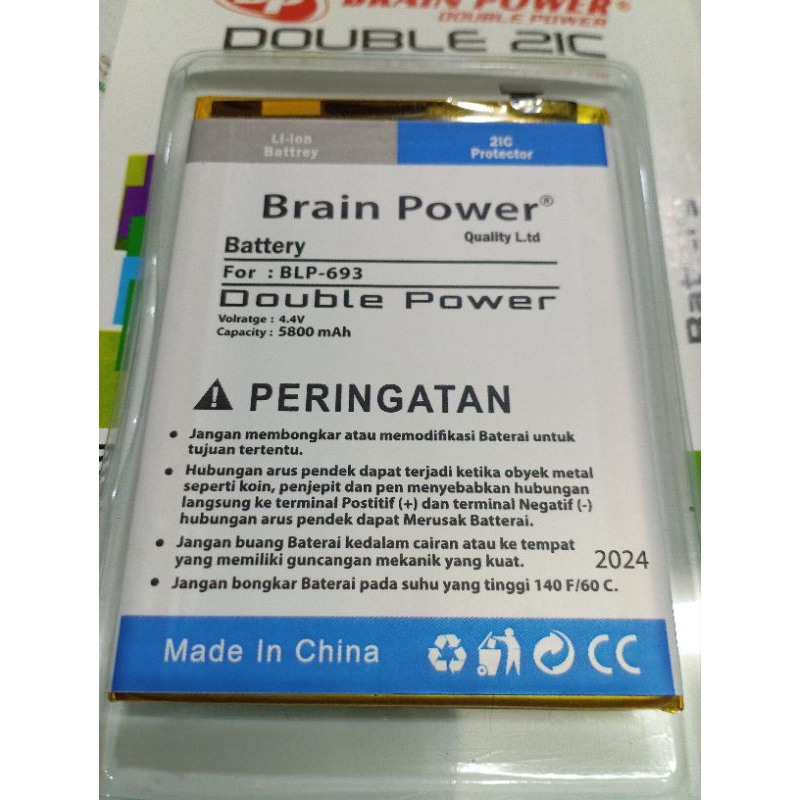 Batre Baterai RELMI 3 / RELMI 3 Pro BLP693 Bateray Double Power