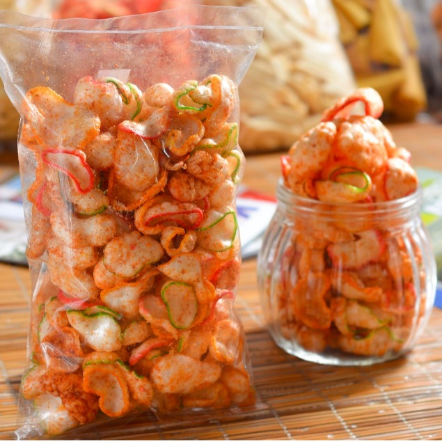 

kerupuk pedas warna warni