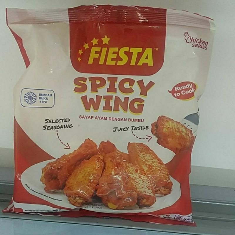 

Fiesta Spicy Wing Saring Ayam Dengan Bumbu 400 gram