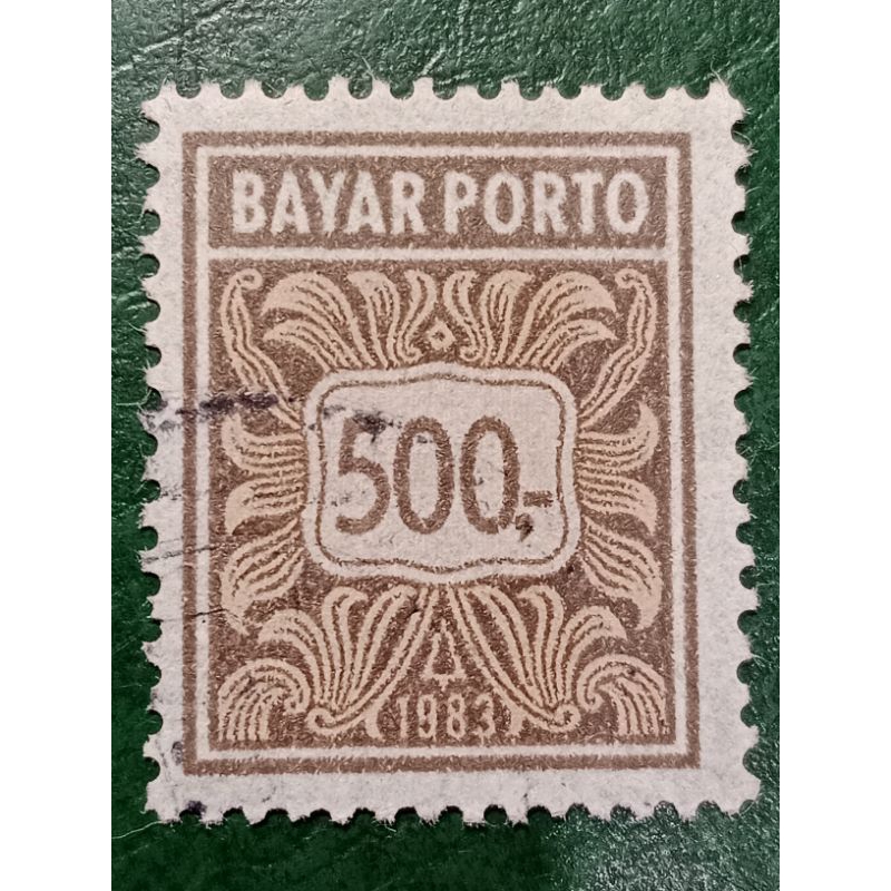 

Prangko Indonesia Rp 500 Used Bayar Porto tahun 1983 USED