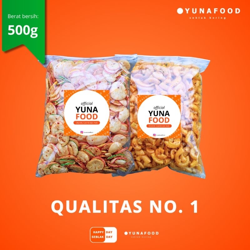 

YUNAFOOD Kerupuk & Makaroni Paket Jumbo - Makanan Ringan