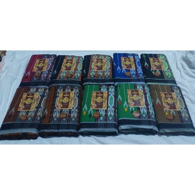 SARUNG WADIMOR MASTER QUALITY| MOTIF BHS SEA | TIDAK SONGKET | PRINTING