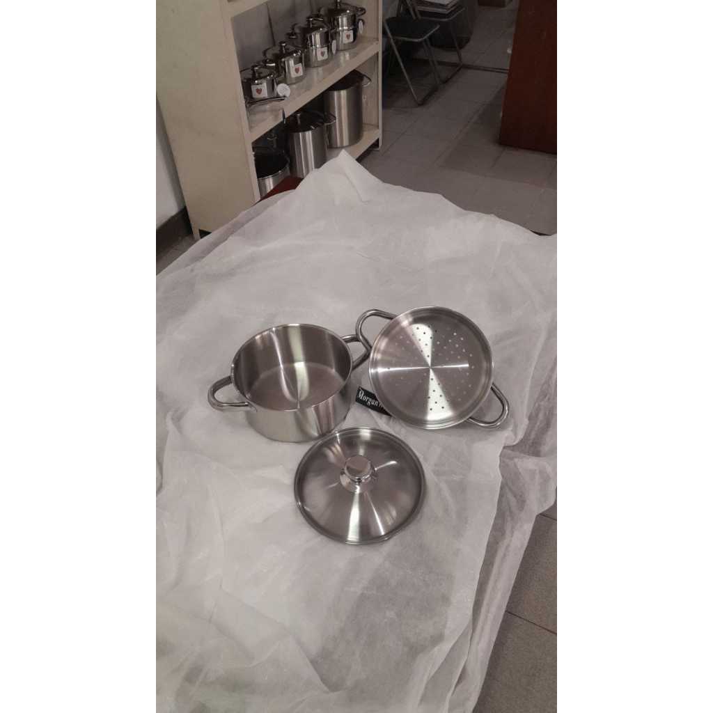 Bima Kukusan Pot & Steamer 20cm Tutup SS / Bima Export