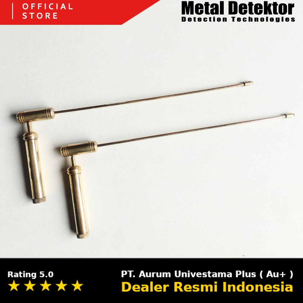 LROD TURKI KUALITAS 1 Alat Pencari Emas dan Harta Karun DOWSING ROD Pendeteksi Peninggalan, Logam Mu