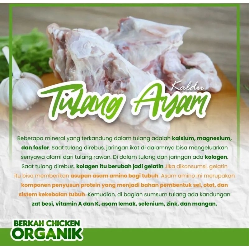 

Berkah Chicken Tulang Ayam Organik 1kg