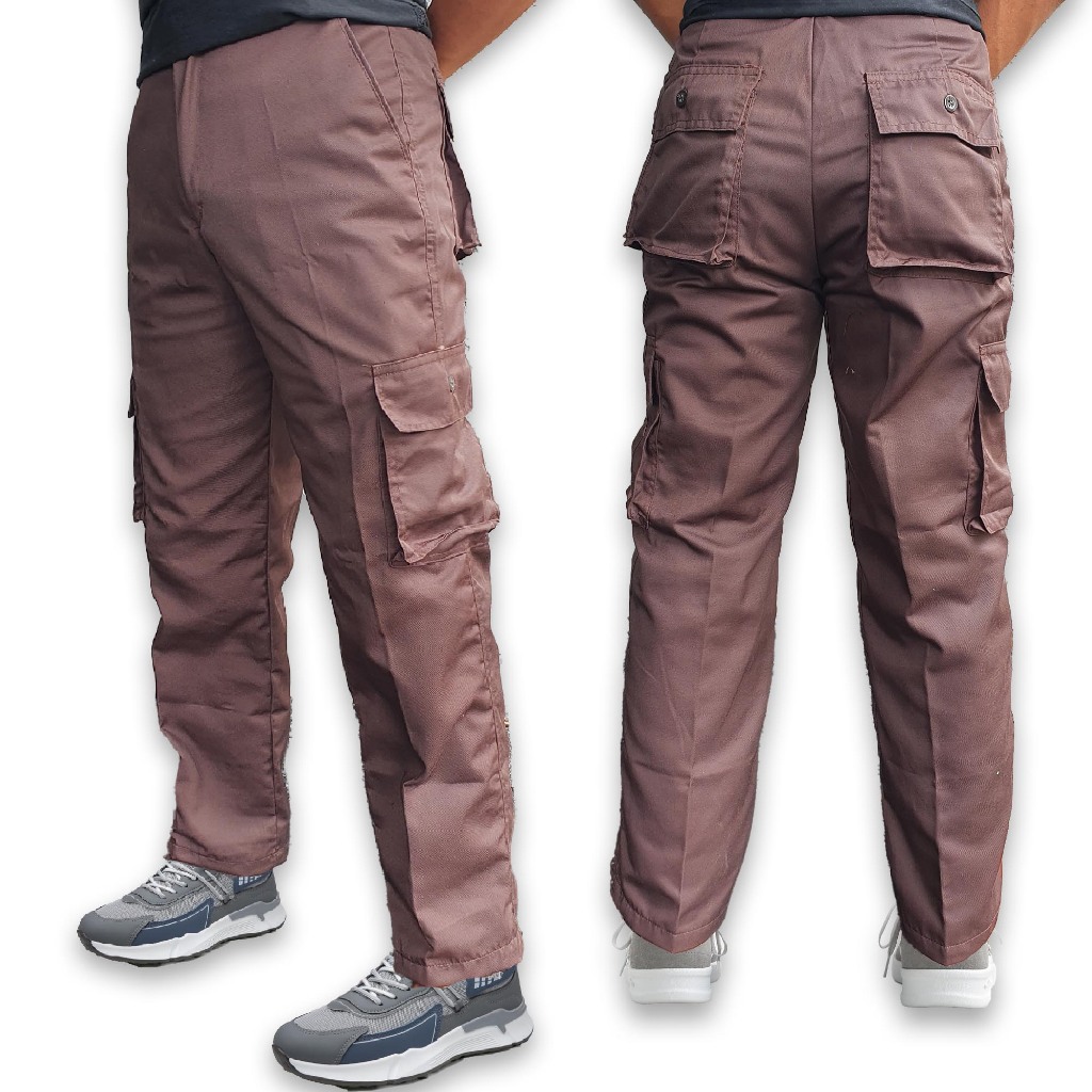 Celana Pramuka Lapangan Seragam Sekolah PDL Panjang kelas SD SMP Standar Nasional bahan Drill Premiu