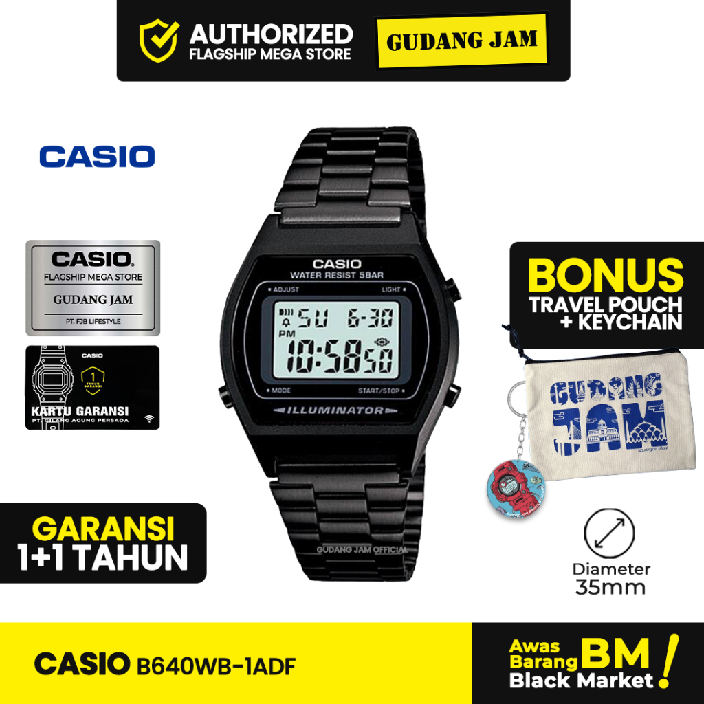 Jam Tangan Casio B640WB-1ADF B640WB B640
