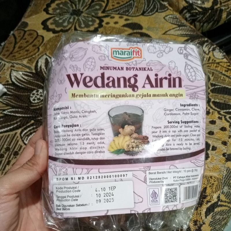 

wedang airin minuman botanikal