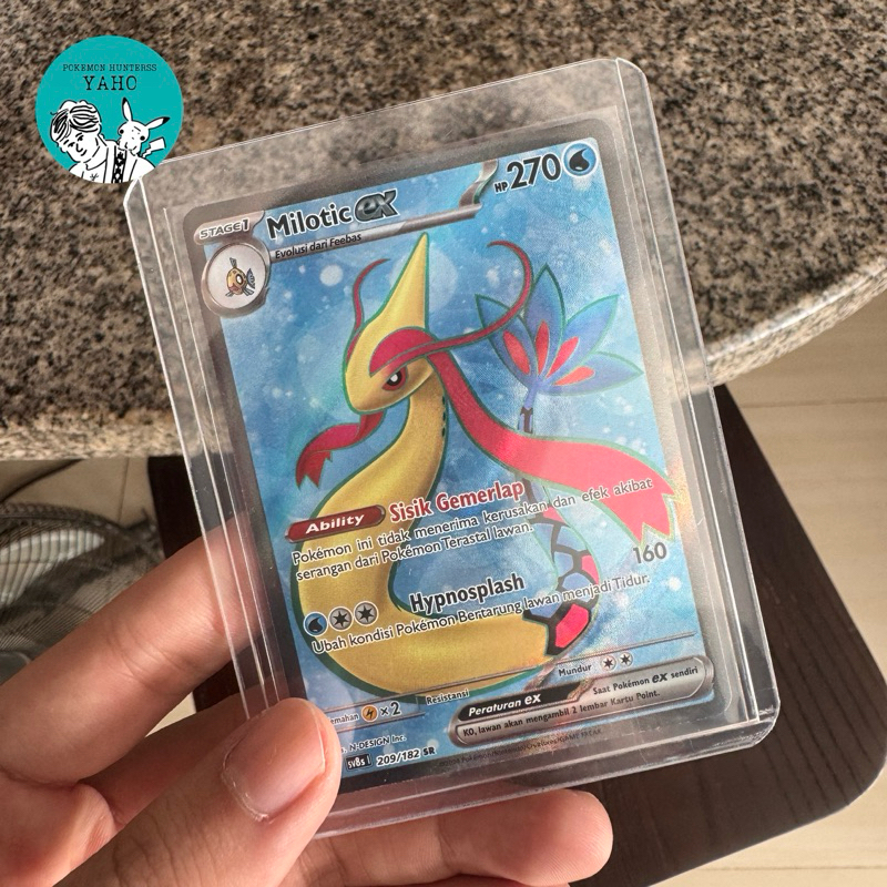 MILOTIC EX 209/182 SR KILAT RASI POKEMON TCG INDONESIA