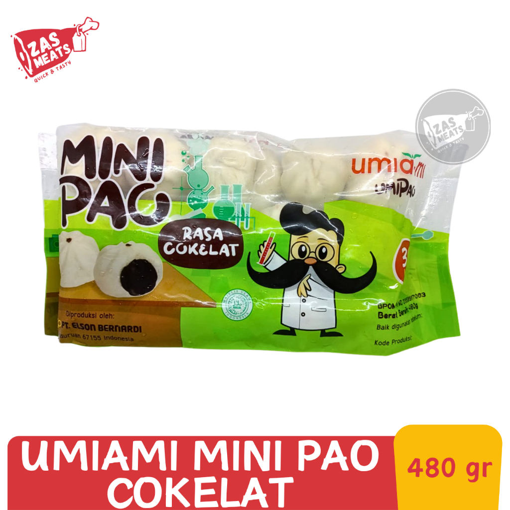 

UMIAMI MINIPAO COKELAT 480GR | Java Minipao 480 gram | Bakpau Coklat mini pao isi 30 pcs