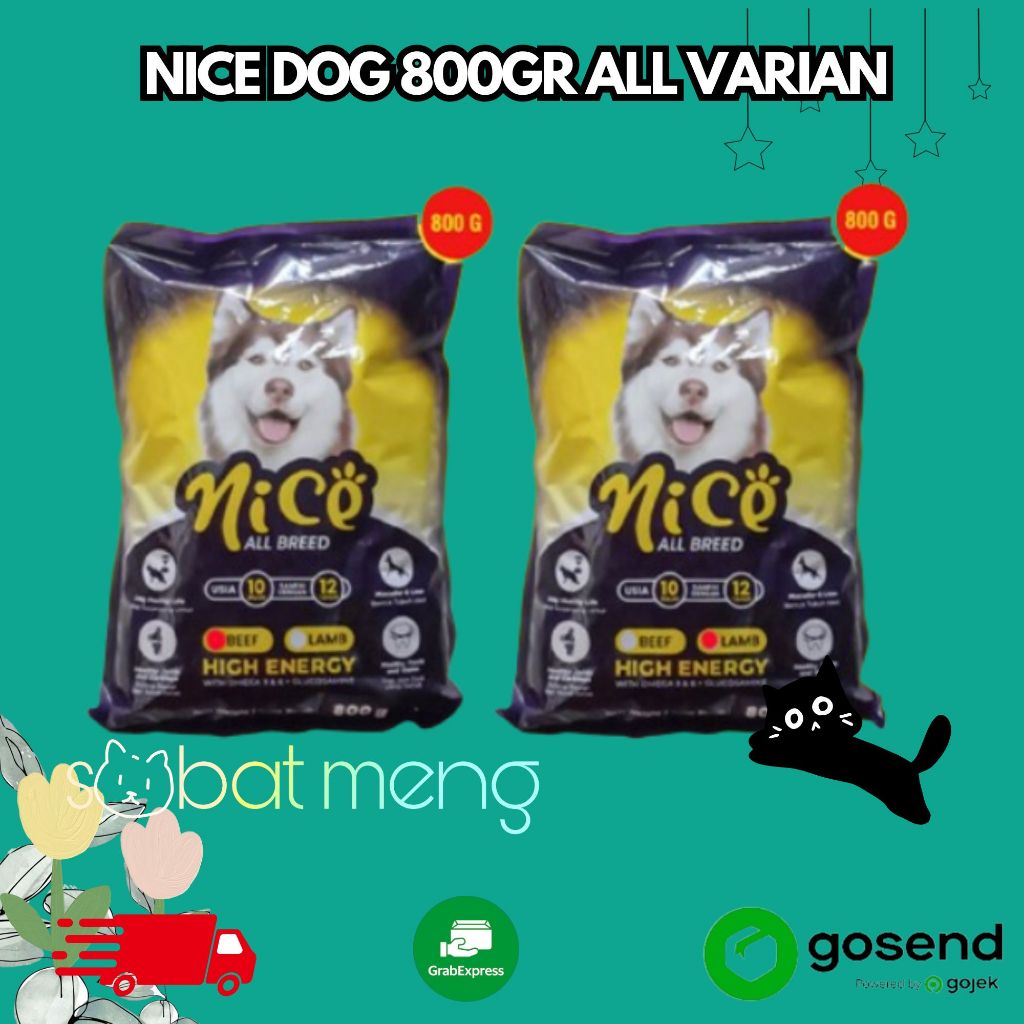 NICE DOG 1KG | MAKANAN ANJING NICE 1KG | NICE MAKANAN ANJING