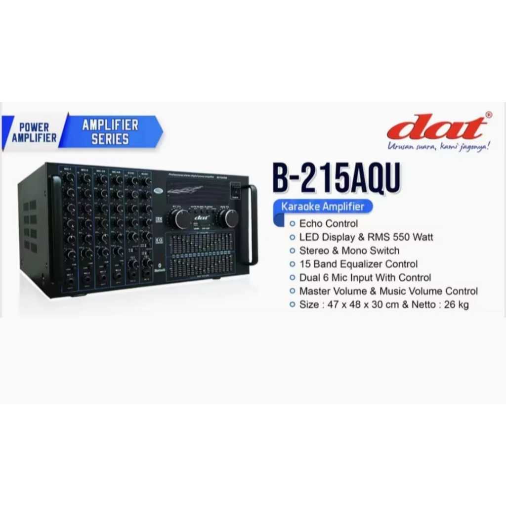 Dat Amplifier Series B-215AQU Karaoke