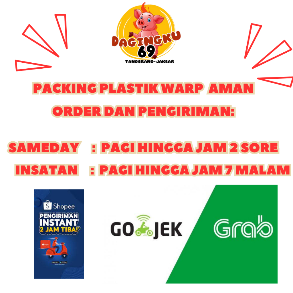 

RB Daging Babi Samcan Pork Belly 1kg Samcan Lapis