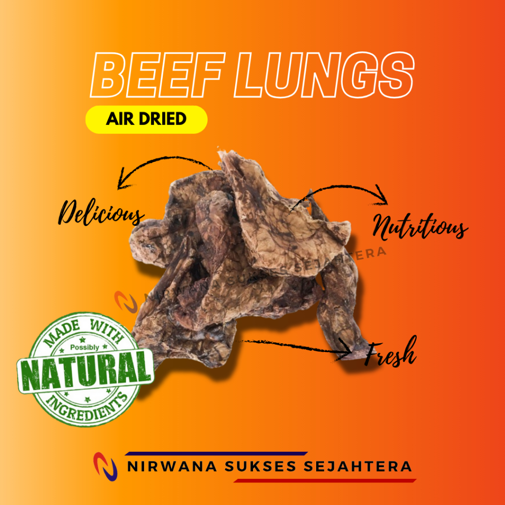 

PARU SAPI KERING / DEHYDRATED, AIR DRIED BEEF LUNGS. CHEWS, TREATS, DENTAL CARE, SNACK FROM 100% NATURAL INGRADIENT NO ADDITIVE FOR DOG