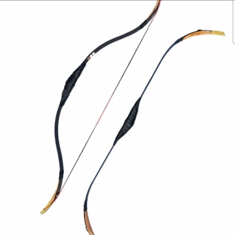 busur turkish bow bending untuk bermain panahan