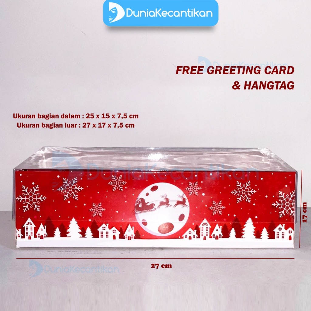 

Box Hampers Natal Christmas Gift New Year Kotak Hadiah Kado Natal FREE Kartu Ucapan