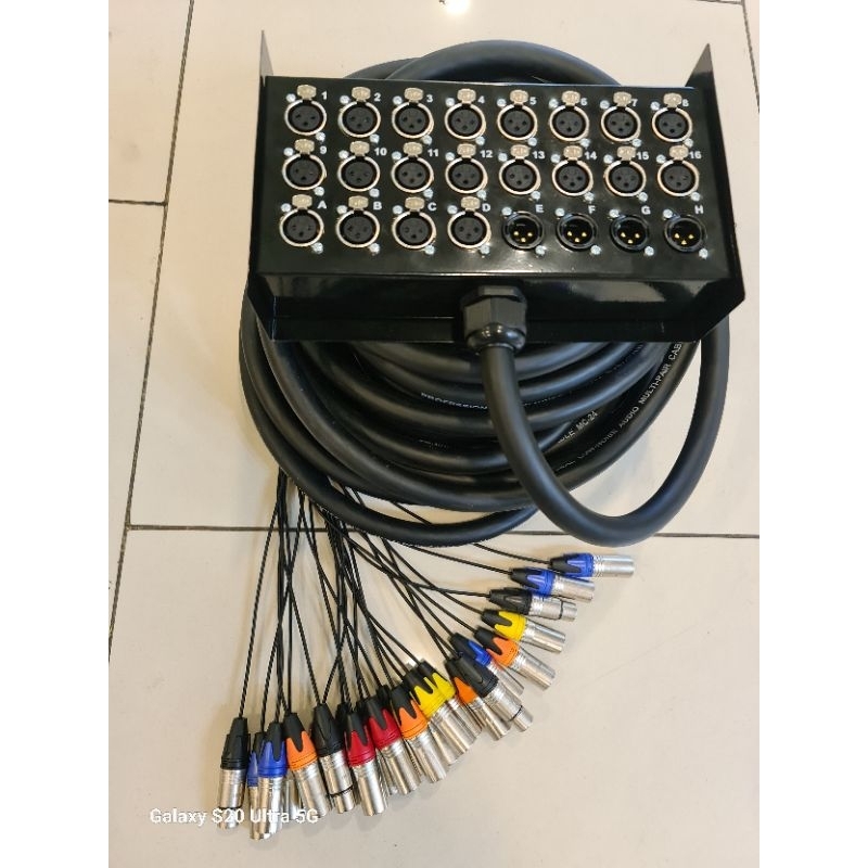 Snake Kabel 24Ch Box Stx 16in 8out lengkap - 50meter