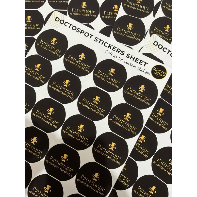 

Stiker Label Logo Brand owner Jualan Doff/Glossy anti air, cocok untuk Kemasan Packing Bisa dicuci berkali kali untuk makanan yang difreezer tidak akan luntur