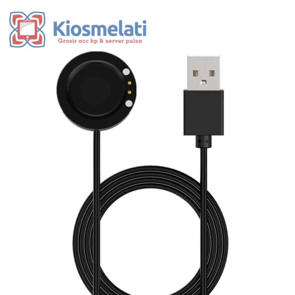 Kabel Charger Cas Smartwatch 2 pin T200+ / T500+ / X7 / M8 / i8 ProMax