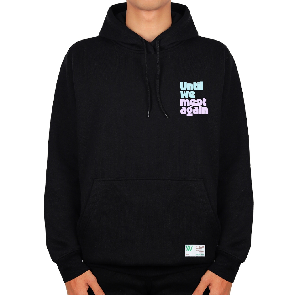 Welldone Sweatshirt Hoodie 280 Gsm - Meet Again Black Unisex